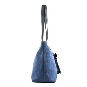 Miu Miu shoulder denim bag blue tote